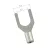 fork-terminal saru. 4,3mm M4, 0,5...1,5 mm²