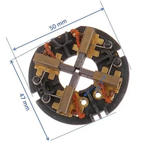 carbon brush holder, assembly for impact drill and impact wrench accessories 