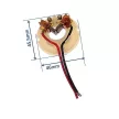 carbon brush holder bridge DCP816/18, carbon brush 3X10 MM