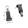   Suport perie de carbon, compatibilitate dimensiuni: BOSCH 2610924701 GSS140A 2610924701 (2 610 924 701)