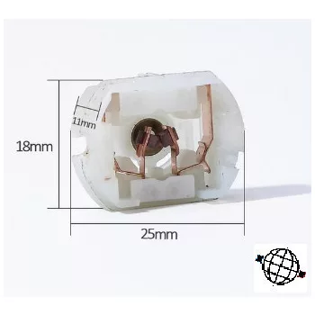   carbon brush holder bearing bracket, several types of vehicle (9X18X25 MM)