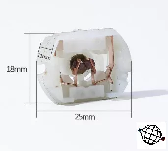 carbon brush holder bearing bracket, several types of vehicle (9X18X25 MM)
