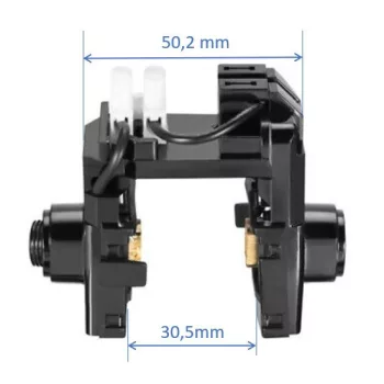   carbon brush holder bridge komplett, size- compatibility: Hitachi 100