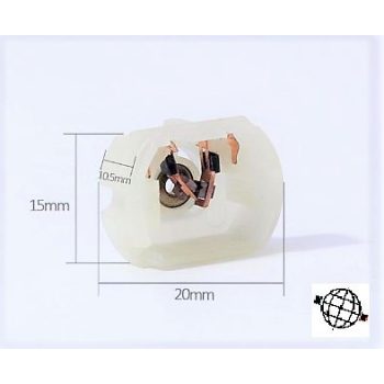   suport perie de carbon cu rulment pentru mai multe motoare de închidere ușă auto sau motor pentru oglindă retrovizoare (10,5x15x20 mm)
