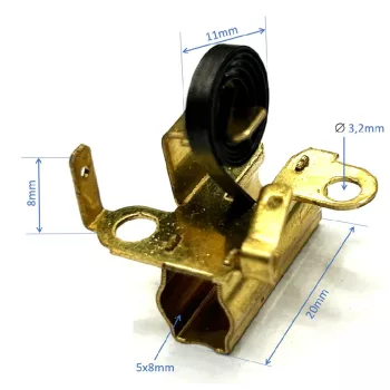   cserealkatrészek szénkefe és tartókészlet sarokcsiszolóhoz; Bosch GBH2-24, 2604337016