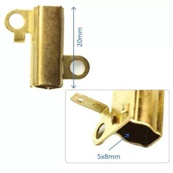   metal carbon brush holder house, size-compatibility: Bosch 5x8mm
