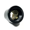   szénkefe tartó hüvely 7x17mm, zárófedél nélkül, méret- kompatibilitás: több sarokcsiszoló típushoz