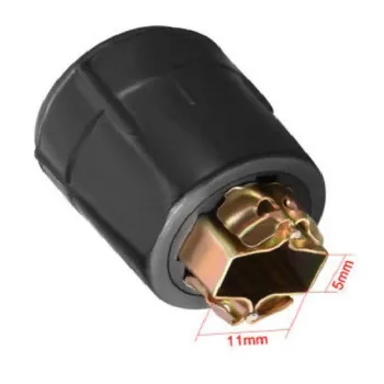  szénkefe tartó hüvely 5x11mm, zárófedéllel, méret- kompatibilitás: Makita 4100NH