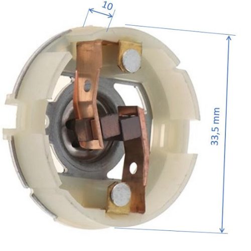 Szénkefe tartó híd bronzkefével RS550 RS545  kompatibilitás több BOSCH MAKITA DEWALT  METABO Milwaukee WORX Hilti