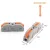 NC-221 universal 2 -buckle, seizable wire connector connector, (max 32A 400V,  non-Wago product, Diygo)