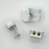   Vezeték öszekötő sorkapocs, bedugós csatlakozó max. 24A, 2 tömör vezetékhez, NC-202; 0,5...2,5 mm²