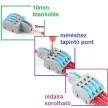 NV-F12O universal 3 -buckle, seizable wire connector connector, (max 32A 400V,  non-Wago product, Diygo)