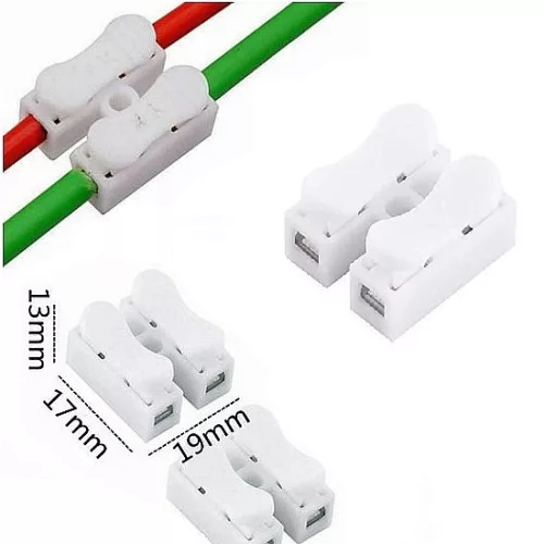 quick connector, 2 wired, max. 10A