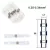 Self-soldering insulated wire splicing heat tube 0.25-0.34mm²