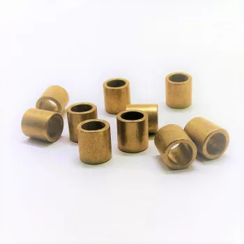 Bronze, brass bushing, self-lubricating bearing 4x8x10 mm