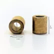 Bronze, brass bushing, self-lubricating bearing 5x9x10 mm