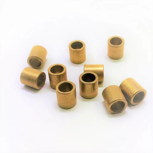 Bronze, brass bushing, self-lubricating bearing 6x10x12 mm