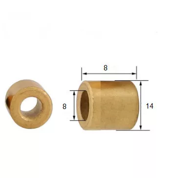 SZINTER BTONZ PERSELY, ÖNKENŐ CSAPÁGY 8X14X8 MM