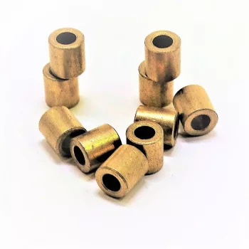 Bronze, brass bushing, self-lubricating bearing 8x12x8 mm