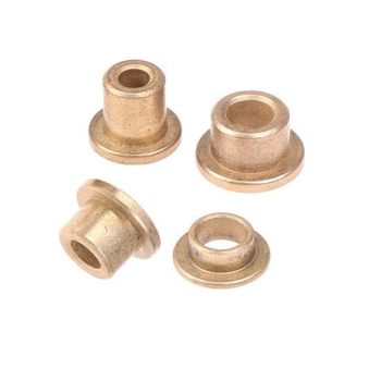   Mânecă din bronz, cu flanșă de cupru, rulment auto-lubrifiant 8x12x10-16x2 mm