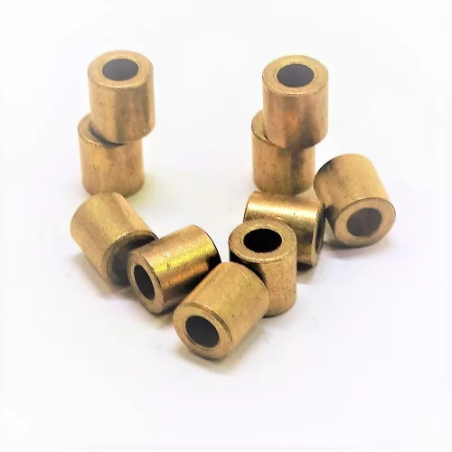 Bronze, brass bushing, self-lubricating bearing 8x12x20 mm