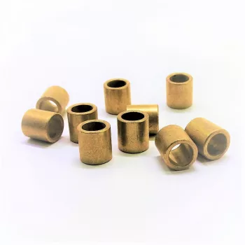 Bronze, brass bushing, self-lubricating bearing 10x14x15 mm