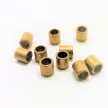 Bronze, brass bushing, self-lubricating bearing 10x14x15 mm