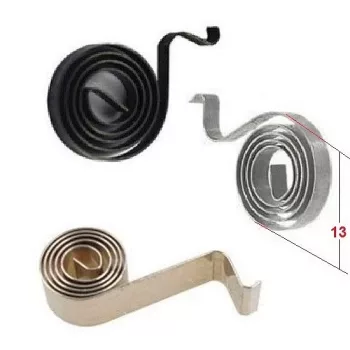 Carbon brush tension spring